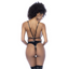 Wet Look Vinyl Bodysuit Black M - OSAS