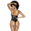 Wetlook Vinyl Bodysuit Black M - OSAS