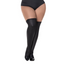 Thigh Highs Vinyl Gloss Black S/M - OSAS