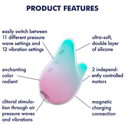 Satisfyer Mermaid Vibes Mint - OSAS