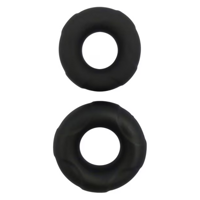 Nero by Playful Liquid Silicone 2-Pack C-Rings