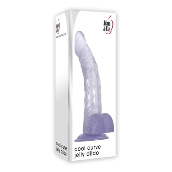 Adam & Eve Cool Curve Jelly Dong - One Stop Adult Shop