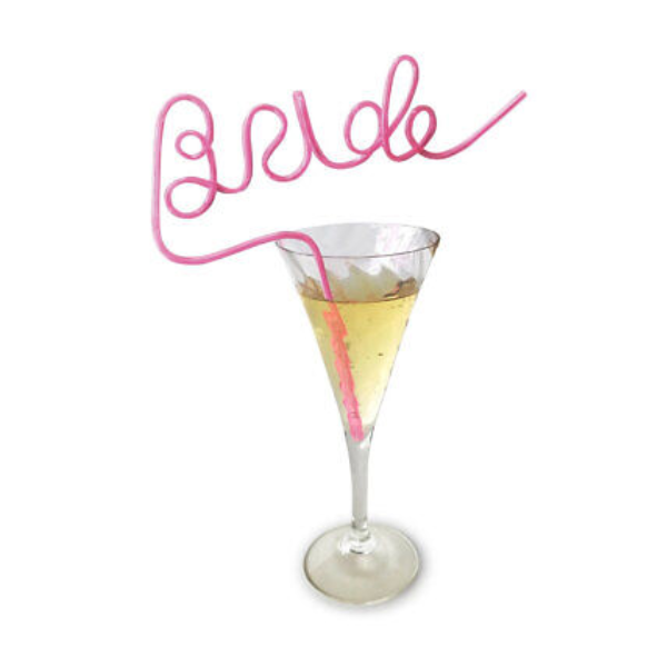 Glitterati Bride Straw - One Stop Adult Shop