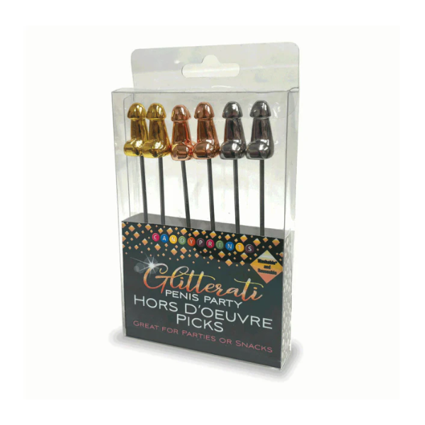 Glitterati Hors d'Oeuvre Picks 6 Pk - One Stop Adult Shop