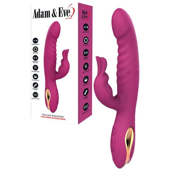 Adam & Eve Rose Gold G-Spot Rabbit Vibrator - OSAS