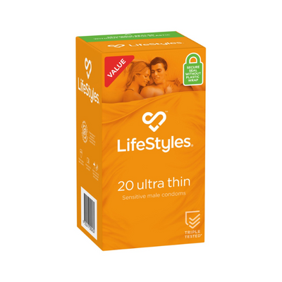 LifeStyles Ultra Thin 20's - One Stop Adult Shop