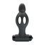 Silicone Vibrating Anal Plug (Black) - One Stop Adult Shop