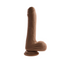 Evolved Peek A Boo Vibrating Dildo Dark - One Stop Adult Shop