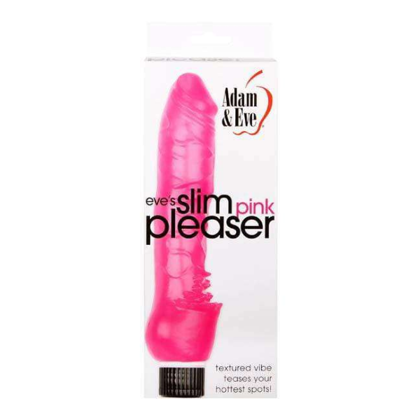 Adam & Eve Eve's Slim Pink Pleaser - One Stop Adult Shop