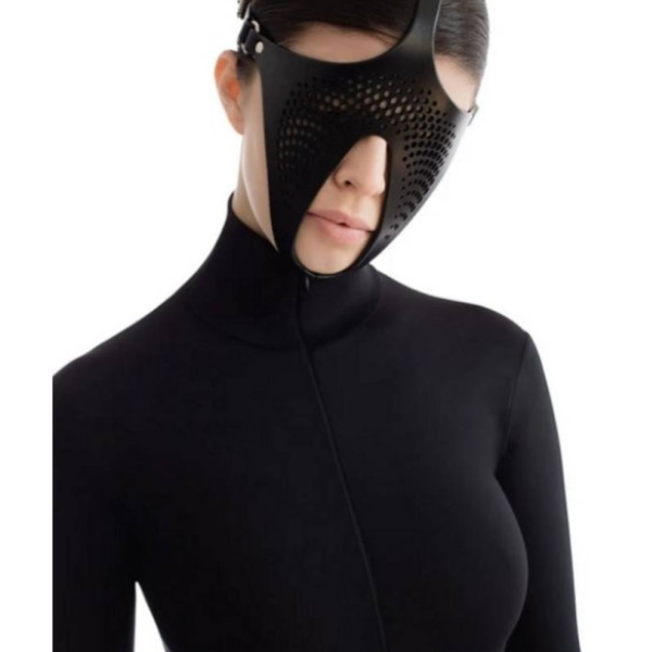 Ex Machina Genuine Leather Mask Black - OSAS