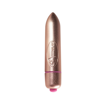 RO-80mm 7 Speed Precious Rose Gold Vibrating Bullet - OSAS