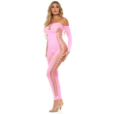 Diamond Drippin Bodystocking Pink