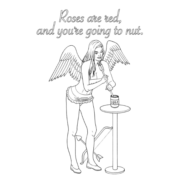 My Naughty Valentine Colouring Book