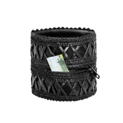 Wrist Wallet with Hidden Zipper