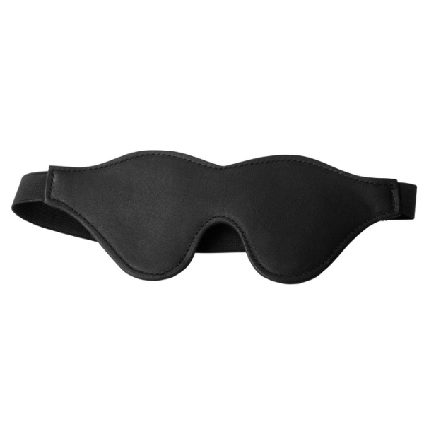 Strict Black Fleece Lined Blindfold - OSAS