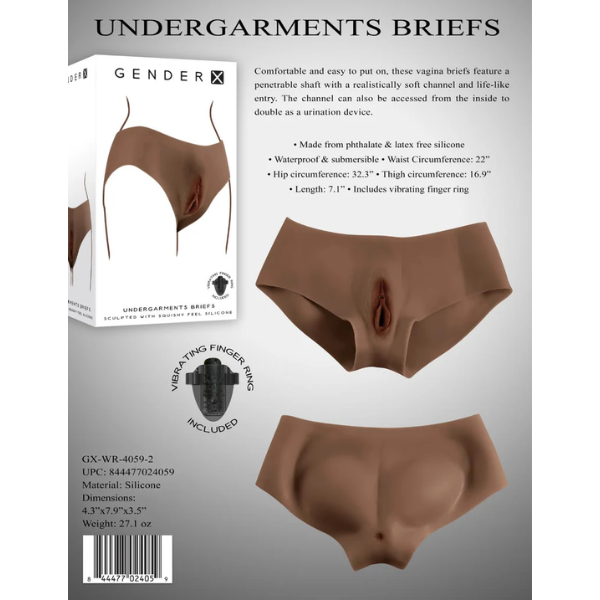 Gender X Undergarmets Briefs Dark - One Stop Adult Shop