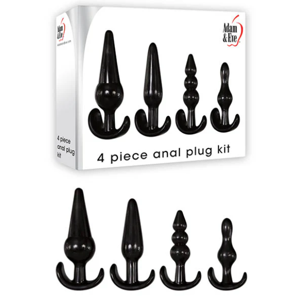 Adam & Eve 4 Piece Anal Plug Kit - One Stop Adult Shop