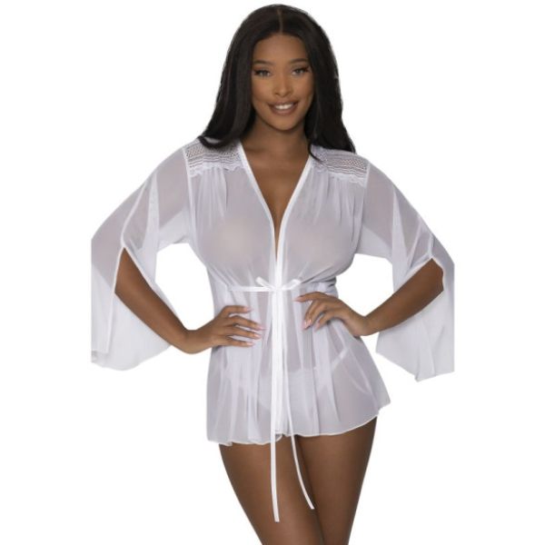 Flowing Short Robe L/XL - One Stop Adult Shop