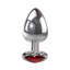 Adam & Eve Red Heart Gen Anal Plug Medium - One Stop Adult Shop