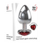 Adam & Eve Red Heart Gen Anal Plug Medium - One Stop Adult Shop