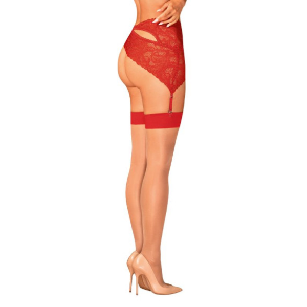 S814 Stockings Red