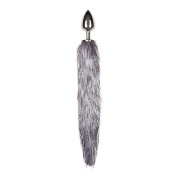 Fox Tail No. 4 Silver Plug - One Stop Adult Shop