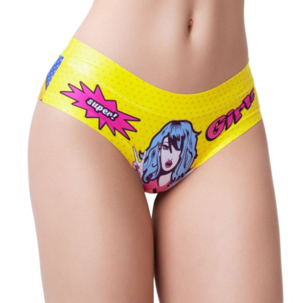 Comic Fans Yellow Slip L - One Stop Adult Shop