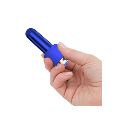 Maximum Comfy Cuff Rechargeable Bullet Blue - One Stop Adult Shop