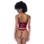 Wet Look Vinyl 2pc Set Gloss Wine S - OSAS