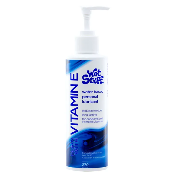 Wet Stuff Plain with Vitamin E 270g - One Stop Adult Shop