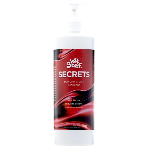 Wet Stuff Secrets 1kg Hybrid Lubricant - One Stop Adult Shop