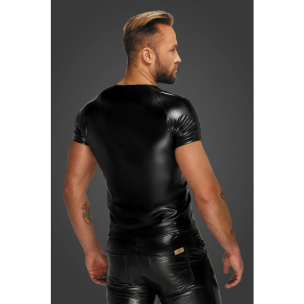 Wetlook T-Shirt with Snake Wetlook Sleeves XL - One Stop Adult Shop