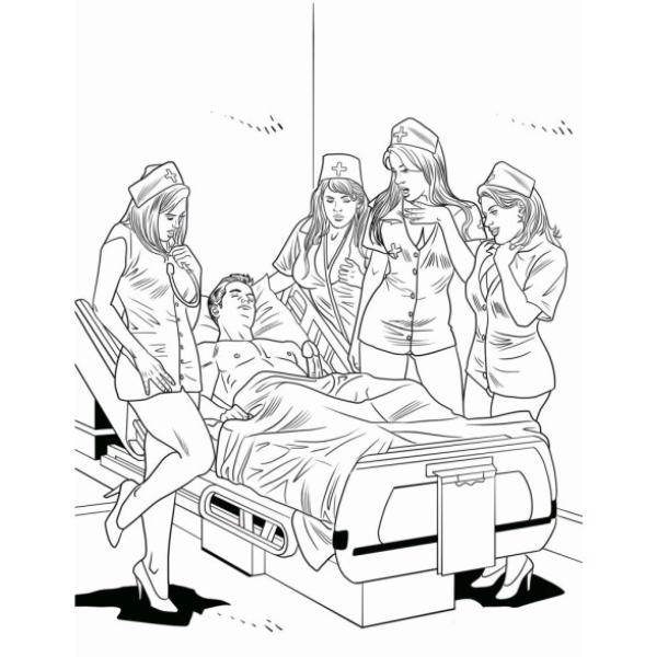 XXX Nurses Colouring Book - One Stop Adult Shop