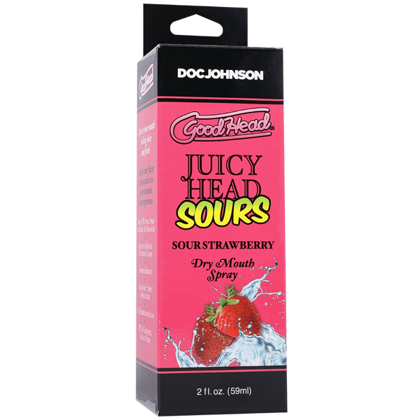 Juicy Head Dry Mouth Spray Sour Strawberry 2oz - OSAS