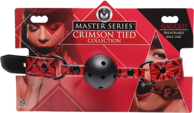 Crimson Tied Breathable Ball Gag - OSAS