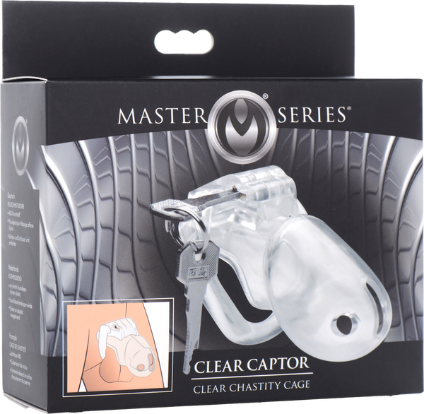 Clear Captor Chastity Cage - Large - OSAS