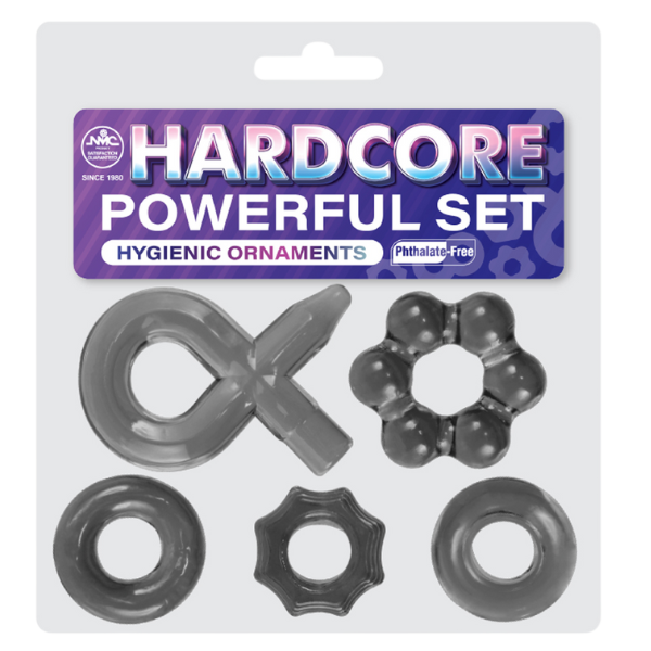 Hardcore Powerful Cockring Set - OSAS