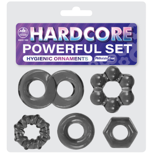 Hardcore Powerful Cockring Set - OSAS