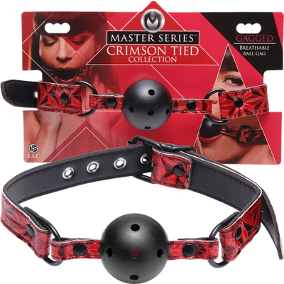 Crimson Tied Breathable Ball Gag - OSAS