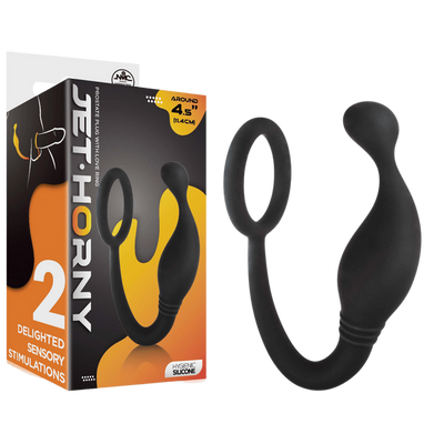 Prostate Plug with Love Ring - 4.5" - OSAS