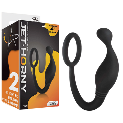 Prostate Plug with Love Ring - 4" - OSAS