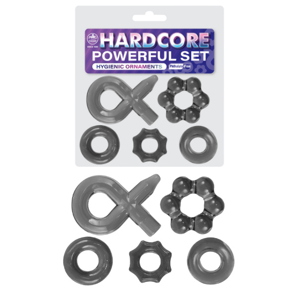 Hardcore Powerful Cockring Set - OSAS