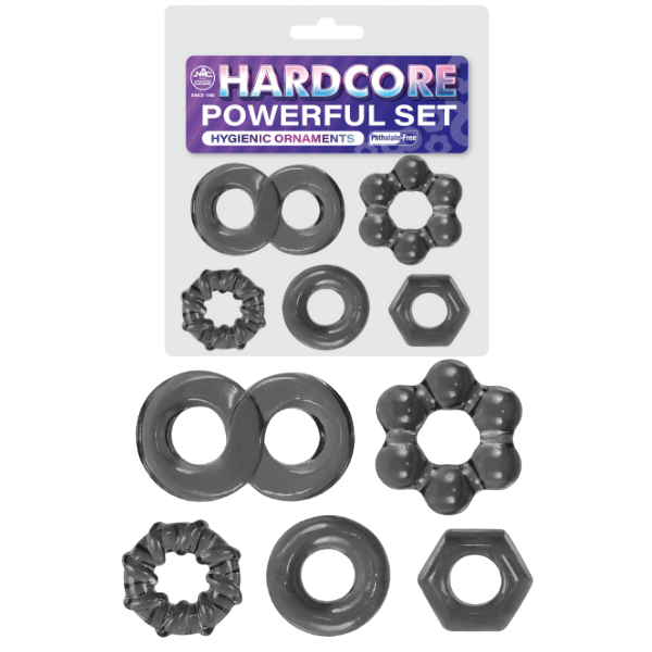 Hardcore Powerful Cockring Set - OSAS