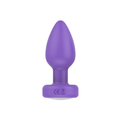 Pr17: Vibrating Plug W/ Remote Purple - OSAS