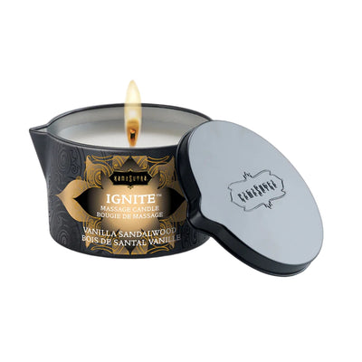 Ignite Massage Candle Vanilla Sandalwood 170g