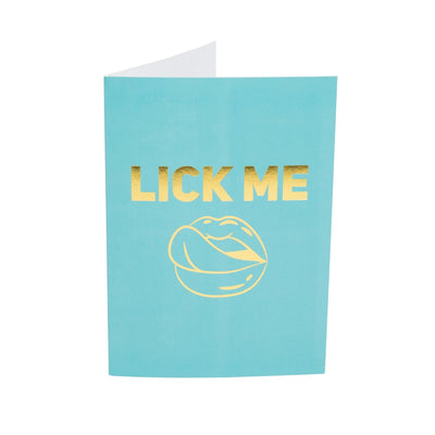 Naughty Notes Greeting Card Lick Me - OSAS