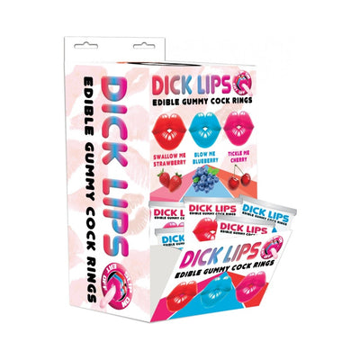 Dicklips Gummy Cock Rings 21pk