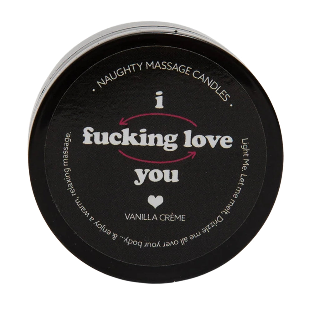 Massage Candle I F*cking Love You Vanilla Creme