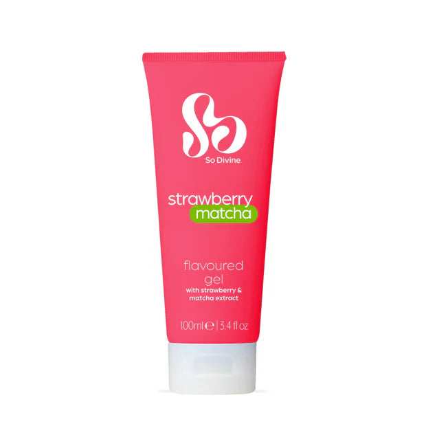 So Divine Strawberry Matcha Waterbased Lubricant 100ml - OSAS
