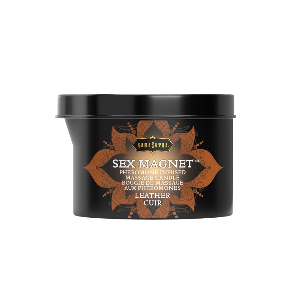 Sex Magnet Pheromone - Leather Massage Candle 170 g - OSAS